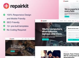 RepairKit – Mobile Phone & Computer Repair Elementor Template Kit