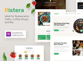 Ristera – Restaurant & Cafe Elementor Template Kit