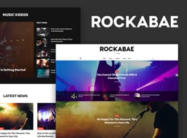Rockabae – Music Blog & Magazine Elementor Template Kit
