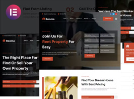 Rooma – Real Estate & House Developer Elementor Template Kit