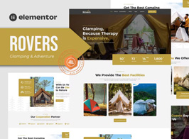 Rovers – Glamour Camping & Adventure Elementor Template Kit