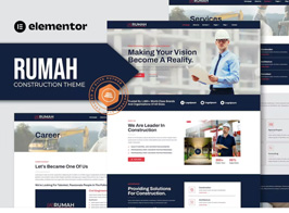 Rumah – Construction Theme Elementor Template Kit