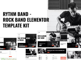 Rythm – Rock Band Elementor Template Kit