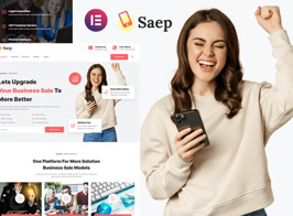 Saep – eCommerce App SaaS Showcase Elementor Template Kit