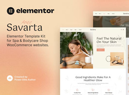 Savarta – Spa & Bodycare Shop Elementor Template Kit