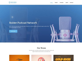 SecondLine Bolden – Podcast Network WordPress Theme