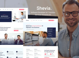 Shevia – Software Developer & IT Solutions Service Template Kit