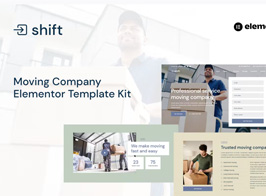 Shift – Moving Company Website Elementor Template Kit