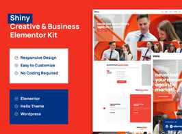 Shiny – Creative Business Agency Elementor Pro Template Kit