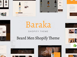 Baraka – Beard Oil, Beauty Cosmetic Store Shopify