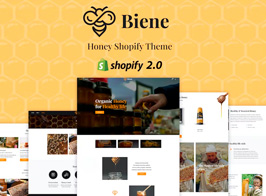 Biene – Honey Shop, Organic Food Shopify Theme