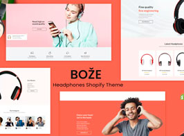 Boze – Headphone and Audio Store Shopify Theme