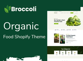 Broccoli – Organic Food Shopify Theme