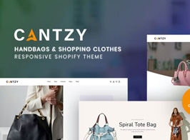 Cantzy – Handbags & Shopping Clothes Shopify Theme