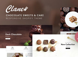 Clane – Chocolate Sweets & Cake Shopify Theme
