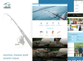 eBait – Hunting, Fishing Shop Shopify Theme