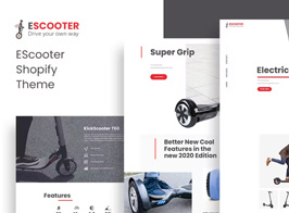 Escoot – Single Product Shopify Theme