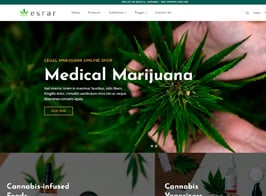 Esrar – Medical Cannabis Shopify Theme
