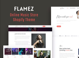 Flamez – Online Music Store Shopify Theme