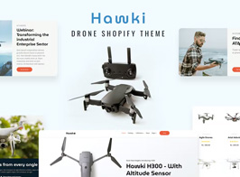Hawki – Drone Single Product eCommerce Shopify