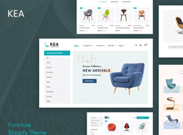 Kea – eCommerce Interior, Furniture Shopify Theme