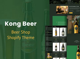 Kong – Alcohol, Beer & Liquor Store Shopify Theme