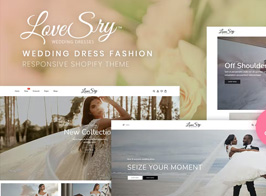 LoveSry – Wedding Dress Fashion Responsive Shopify