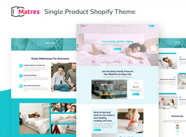 Matres – Responsive Single, OneProduct Shopify