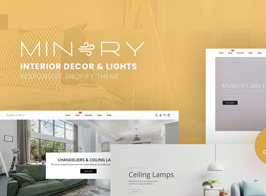 Minery – Interior Decor & Lights Shopify Theme