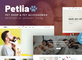 Petlia – Pet Shop & Pet Accessories Shopify Theme