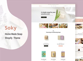 Soky – Handmade Soap, Organic Shopify Theme
