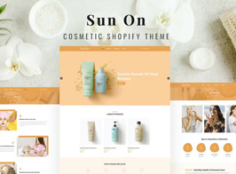 SunOn – Skin Care Products, Wellness Shopify Theme