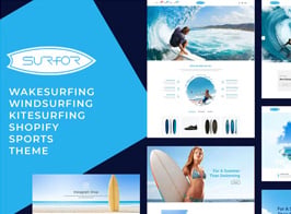 Surfor – Windsurfing Sports Shopify Theme