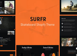 Surfr – Skateboard Single Product Shopify Theme