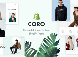 CORO – Minimal & Clean Fashion Shopify Theme