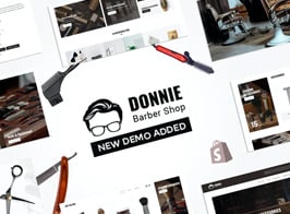 Donnie | Salon, Barber Shop Shopify Theme