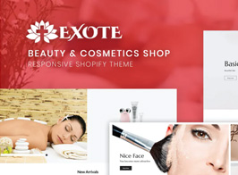 Exote – Beauty & Cosmetics Shopify Theme