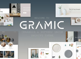 Gramic – Ceramics & Pottery Decor Shopify Theme