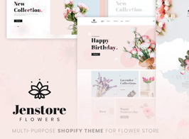 JenStore | Multi-Purpose Shopify Theme for Flower