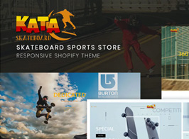 Kata | Skateboard Sports Store Shopify Theme