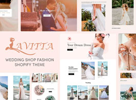 Lavitta – Wedding Shop Fashion Shopify Theme