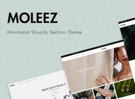 Moleez – Minimalist Shopify Theme