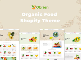 Obrien – Organic Food Shopify Theme