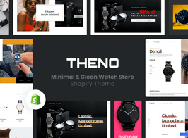 THENO | Minimal & Clean Watch Store Shopify Theme