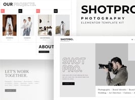 Shotpro – Photography & Portfolio Elementor Template Kit