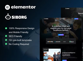 Siborg – Robotics & Technology Elementor Template Kit