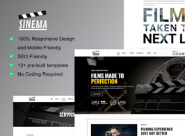 Sinema – Film Maker & Movie Studio Elementor Template Kit