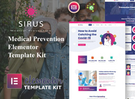 Sirus – Medical Prevention Elementor Template Kit