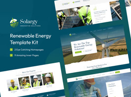 Solargy – Solar & Alternative Energy Elementor Template Kit
