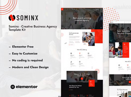 Sominx – Creative Business Agency Elementor Template Kit